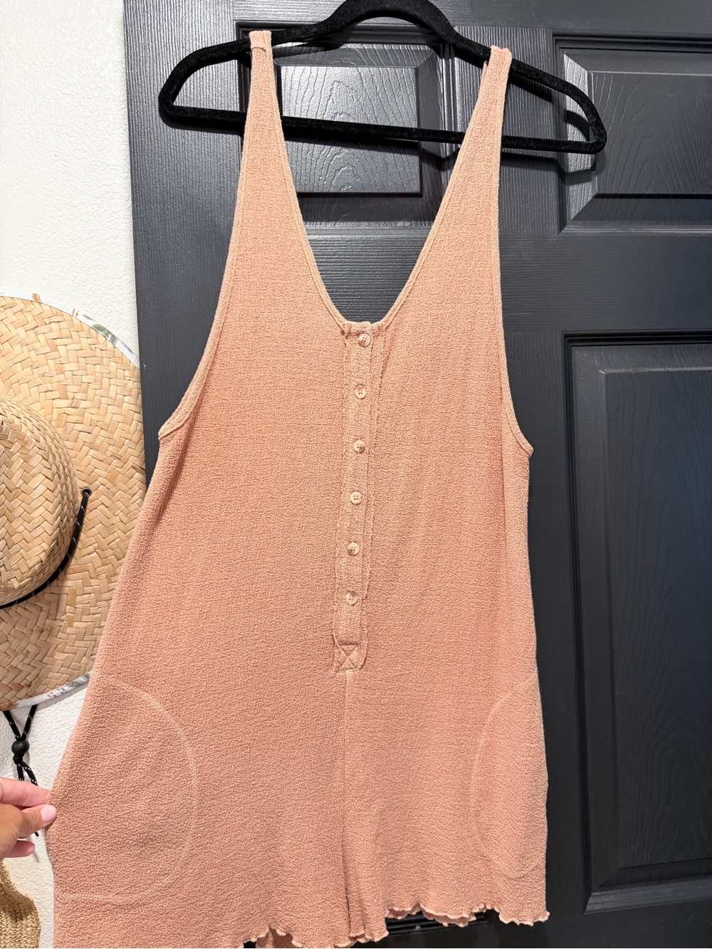 Billabong burnt orange Sleeveless Romper